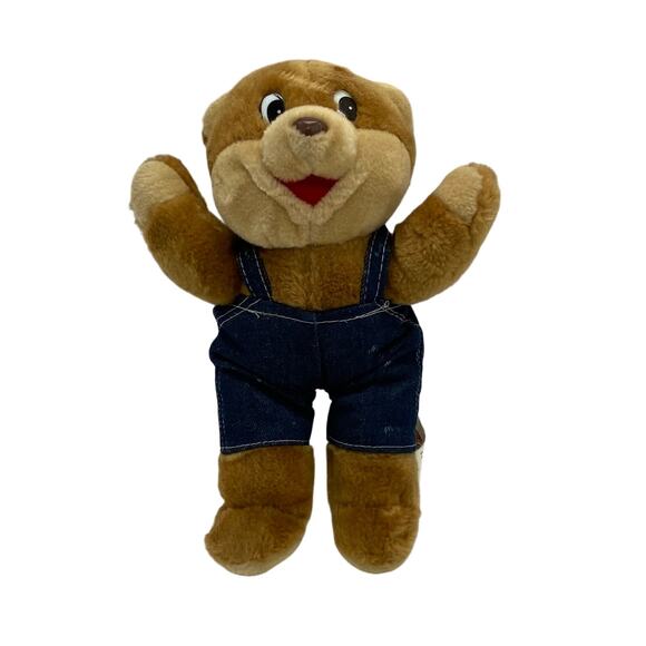 Vintage 1986 Shoney's Plush Bear SHONEY'S Restaurant Mascot EUC Missing Shirt - Picture 5 of 5